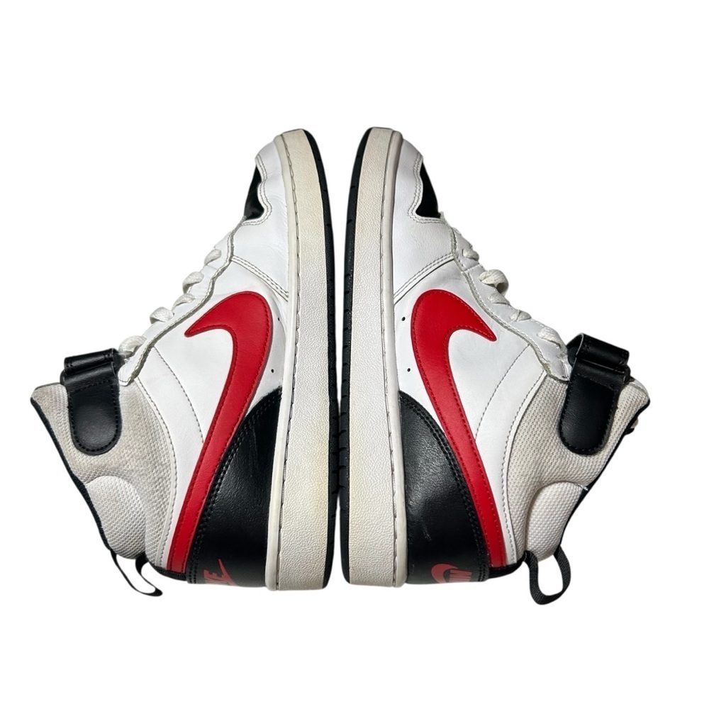 Nike Court Mid 2 White Red Black Size 7Y Youth Kids Shoes - Picture 4 of 6